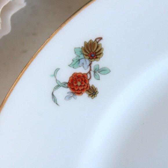 Vintage 1930s Plate, Bohemia Czechoslovakia 7" Bread or Luncheon Plate - Picture 3 of 10